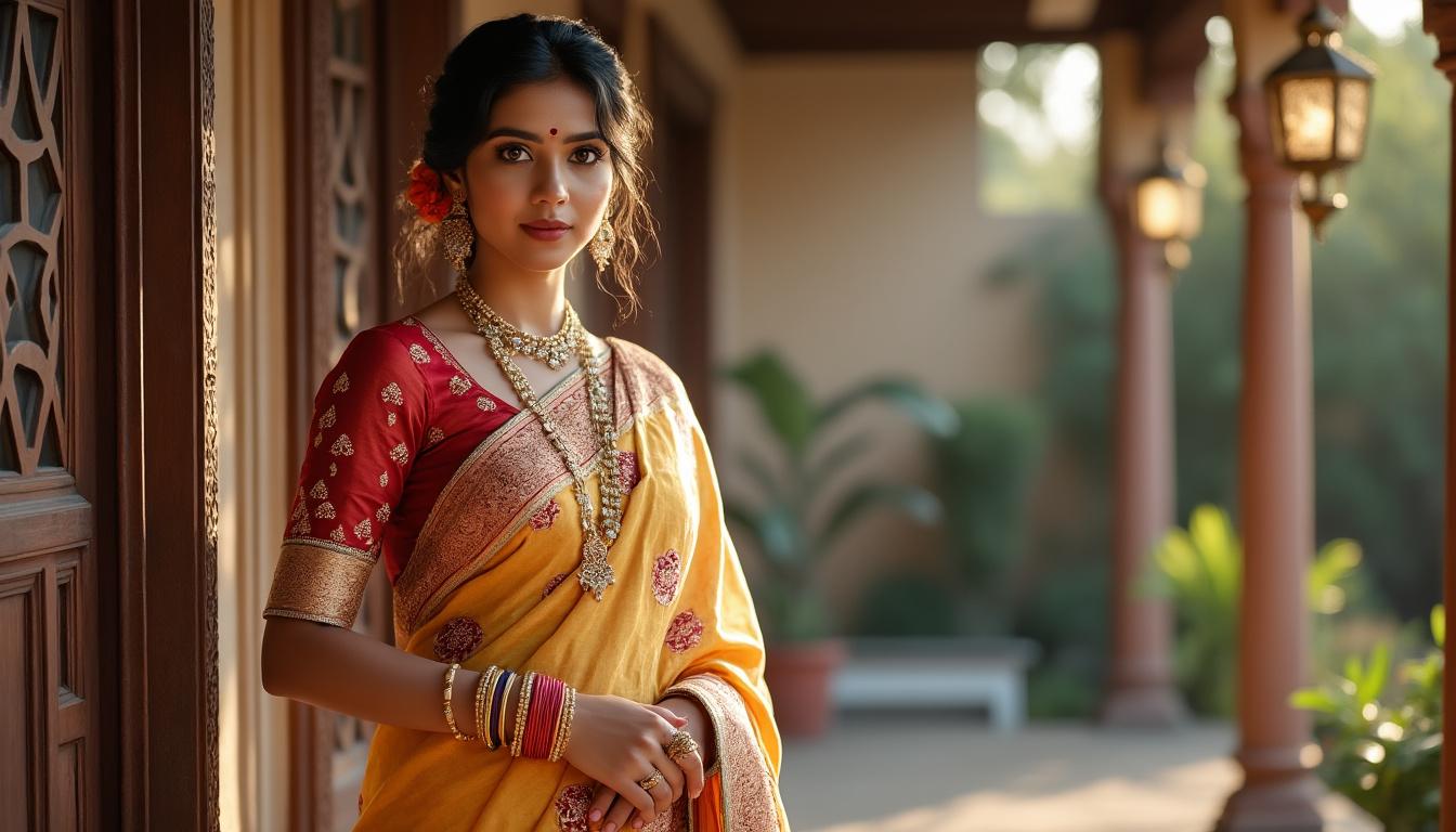 Indienne en sari : sublimez votre style avec élégance et tradition